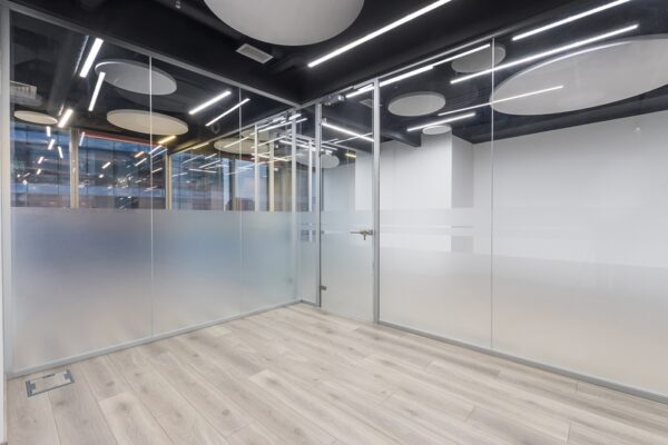 Bright,Office,Space,With,Glass,Walls,Without,Furniture.,The,Original